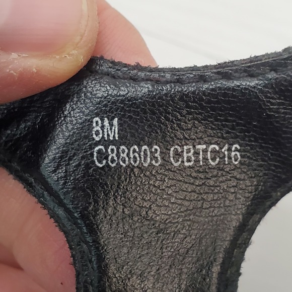 BOC Black Mary Jane's Slingback 8M Boho Cottage Core Hippie Chunky Platform - Picture 14 of 16